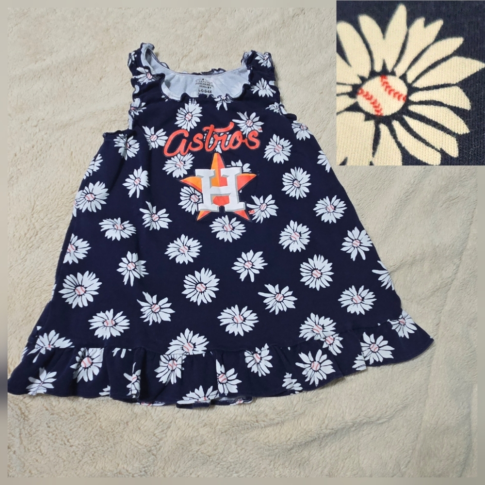 Houston Astros girls dress size L